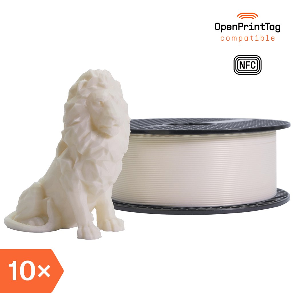 Prusament PLA Vanilla White 1kg (NFC) – Multipack 10 pcs
