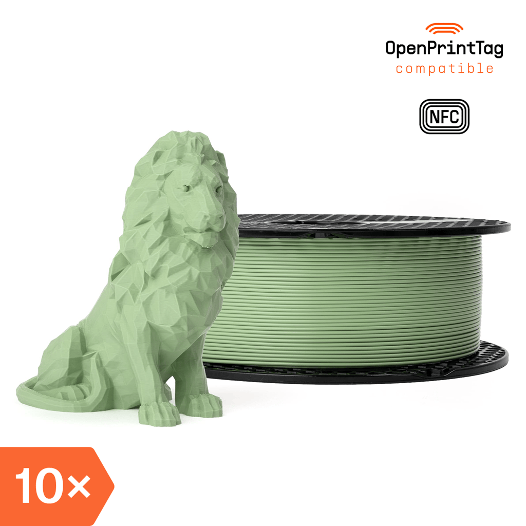 Prusament PLA Pistachio Green 1kg (NFC) – Multipack 10 pcs