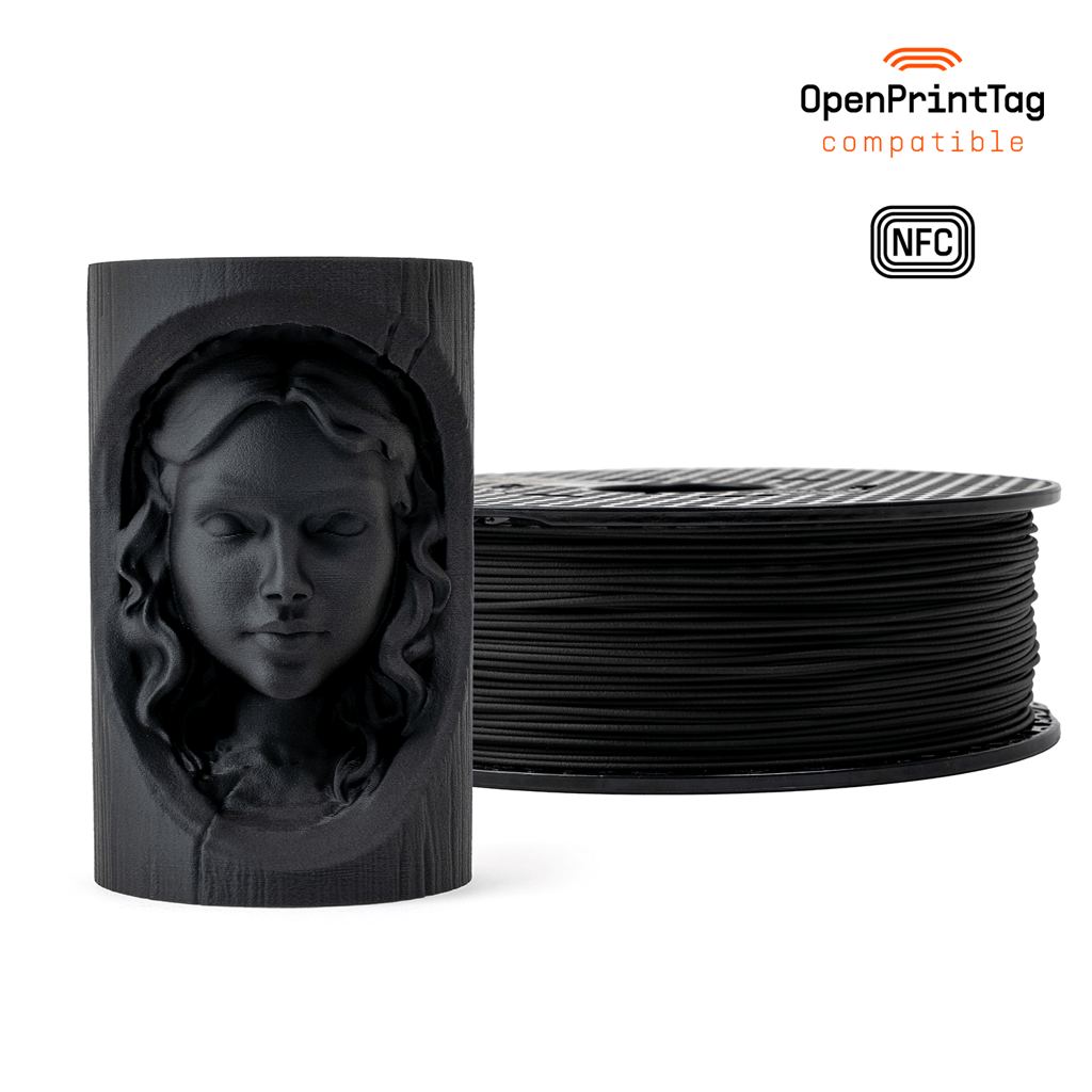 Prusament Woodfill Charcoal Black 1kg (NFC)
