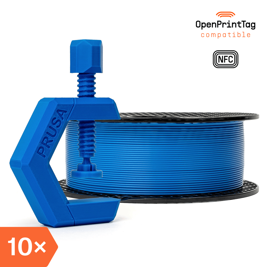 Prusament PETG Sky Blue 1kg (NFC) – Multipack 10 pcs