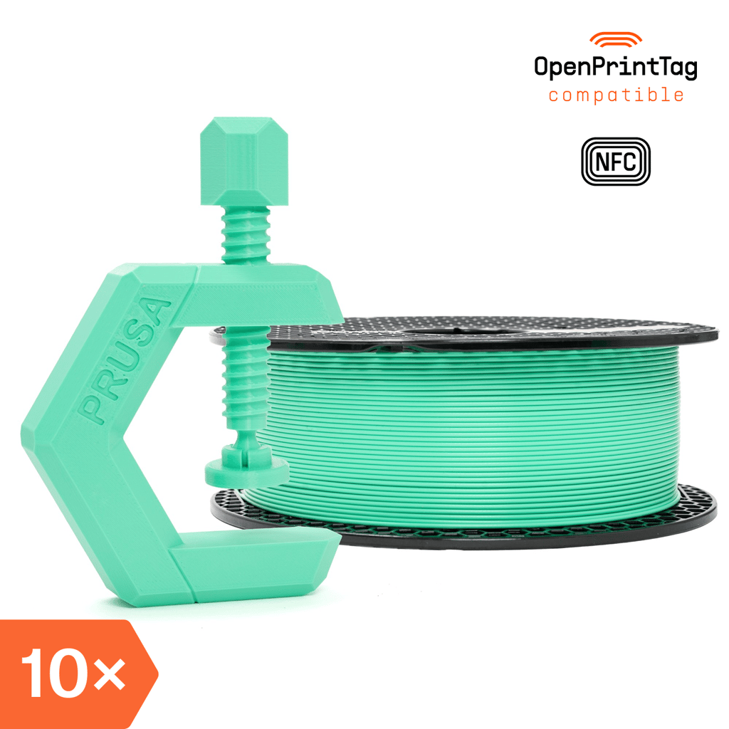 Prusament PETG Prusa Pro Green 1kg (NFC) – Multipack 10 pcs