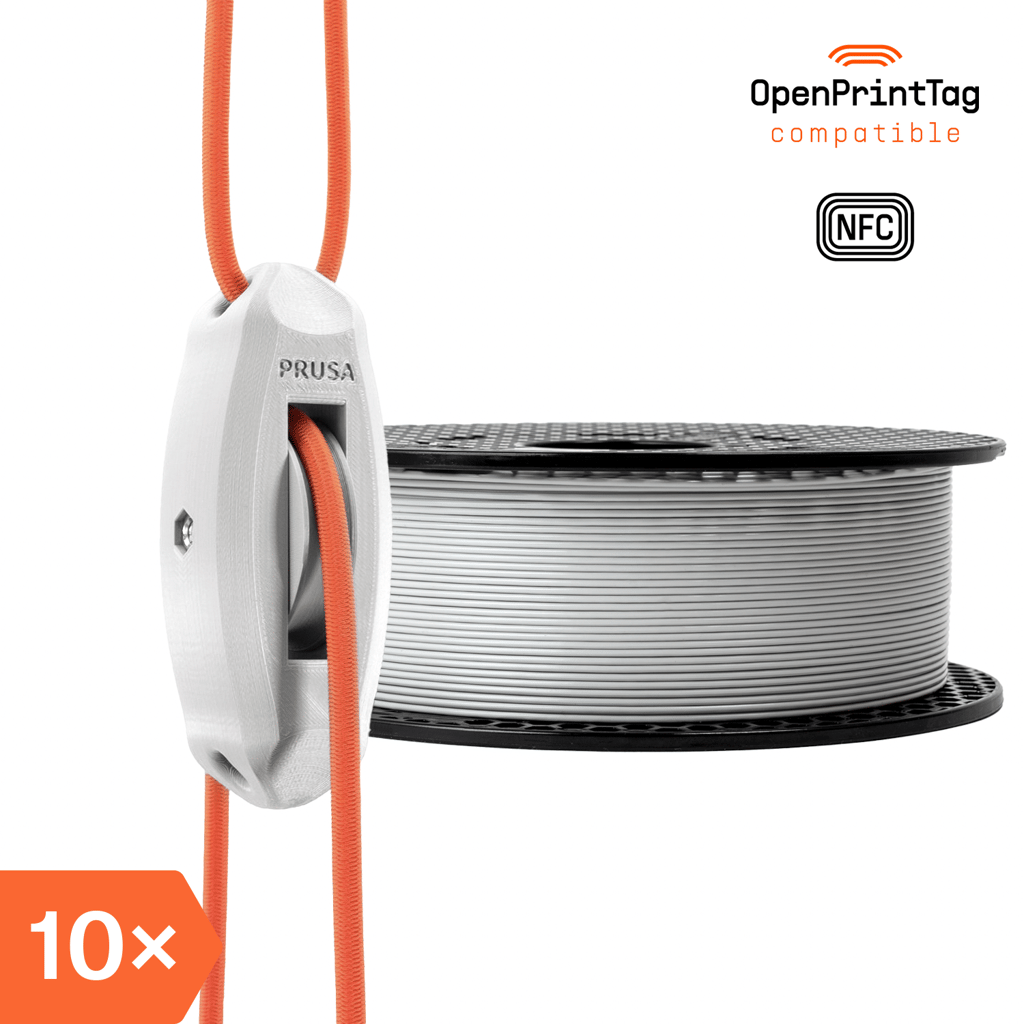Prusament PC Blend Light Grey 900g (NFC) – Multipack 10 pcs