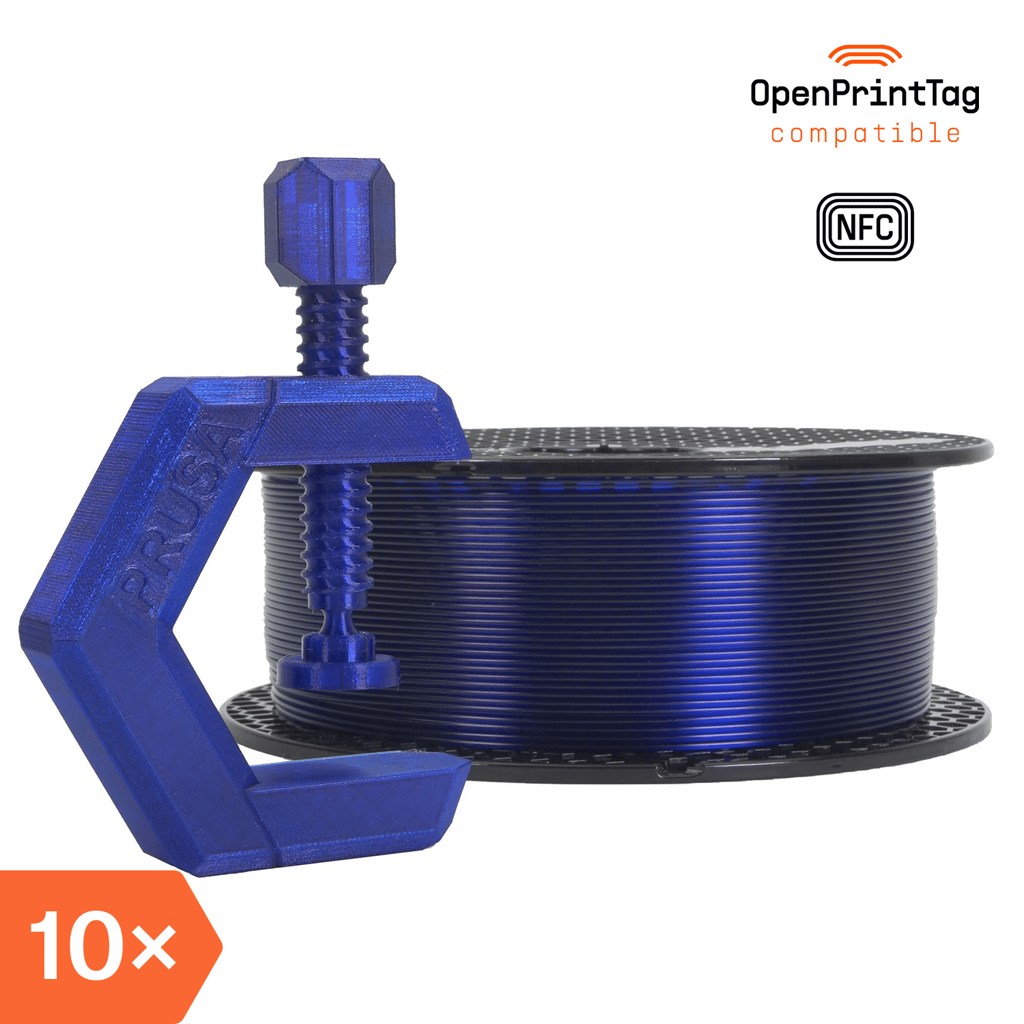 Prusament PETG Ultramarine Blue 1kg (NFC) – Multipack 10 pcs
