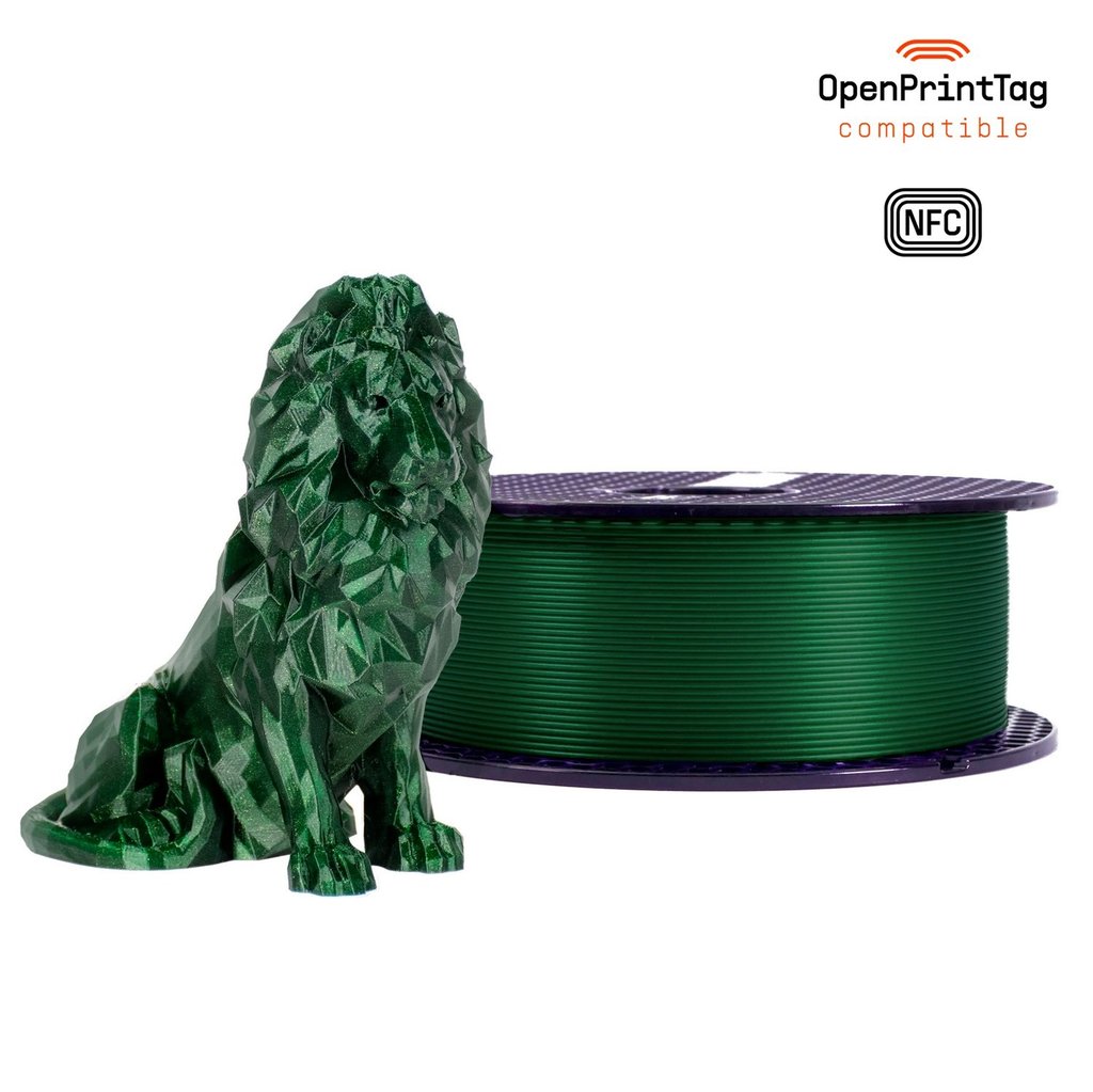 Prusament PLA Galaxy Green 1kg (NFC)