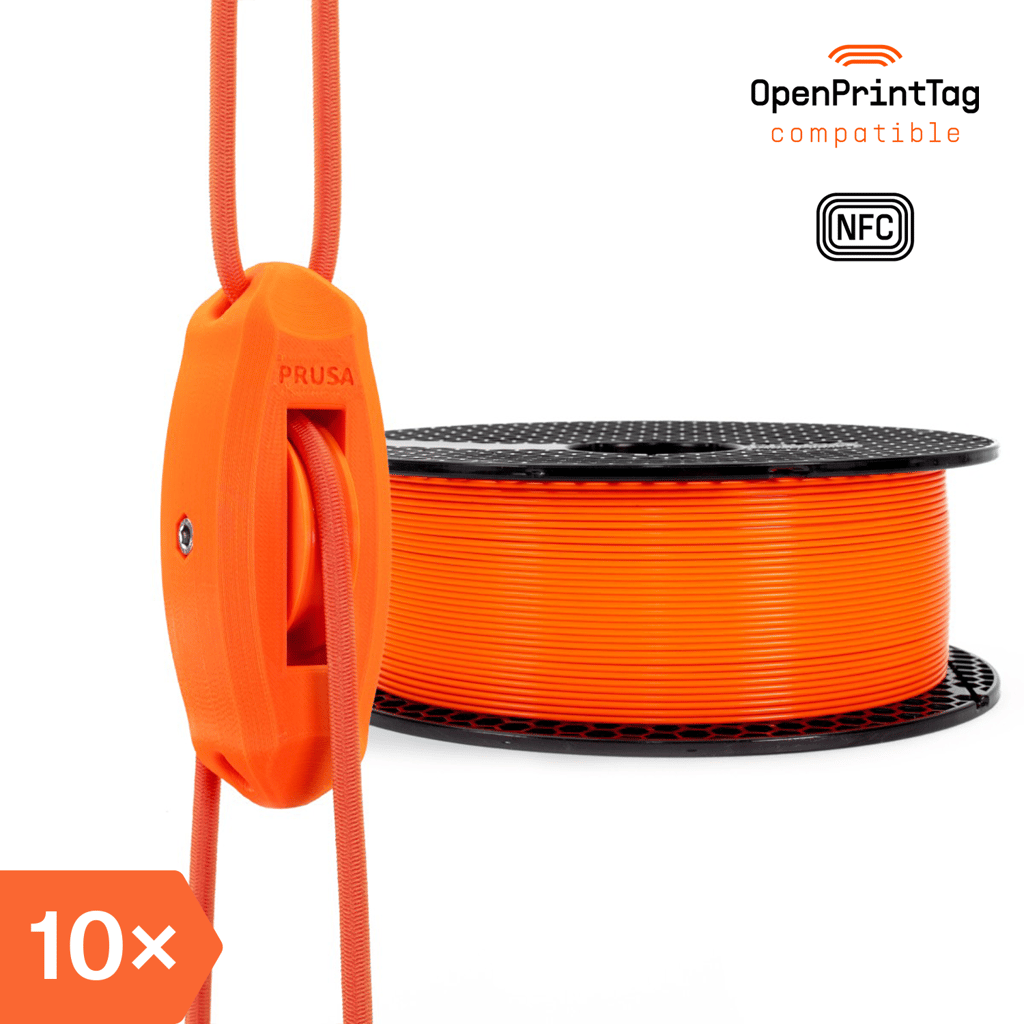 Prusament PC Blend Prusa Orange 900g (NFC) – Multipack 10 pcs