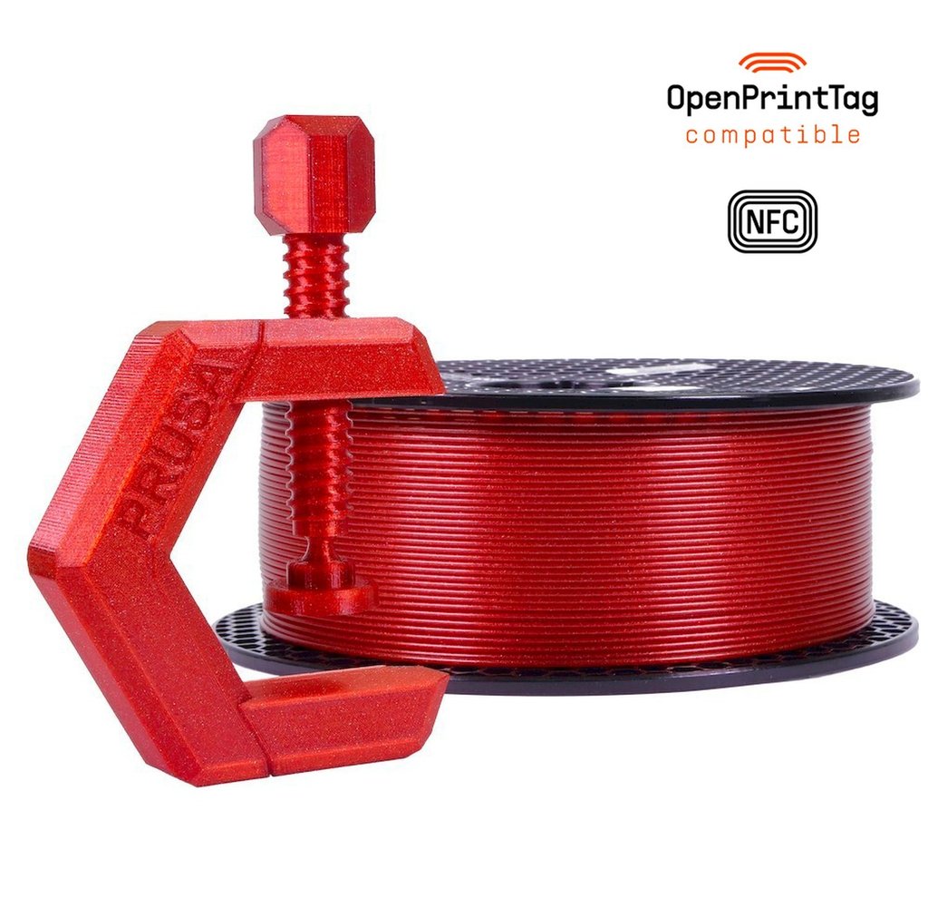 Prusament PETG Carmine Red 1kg (NFC)