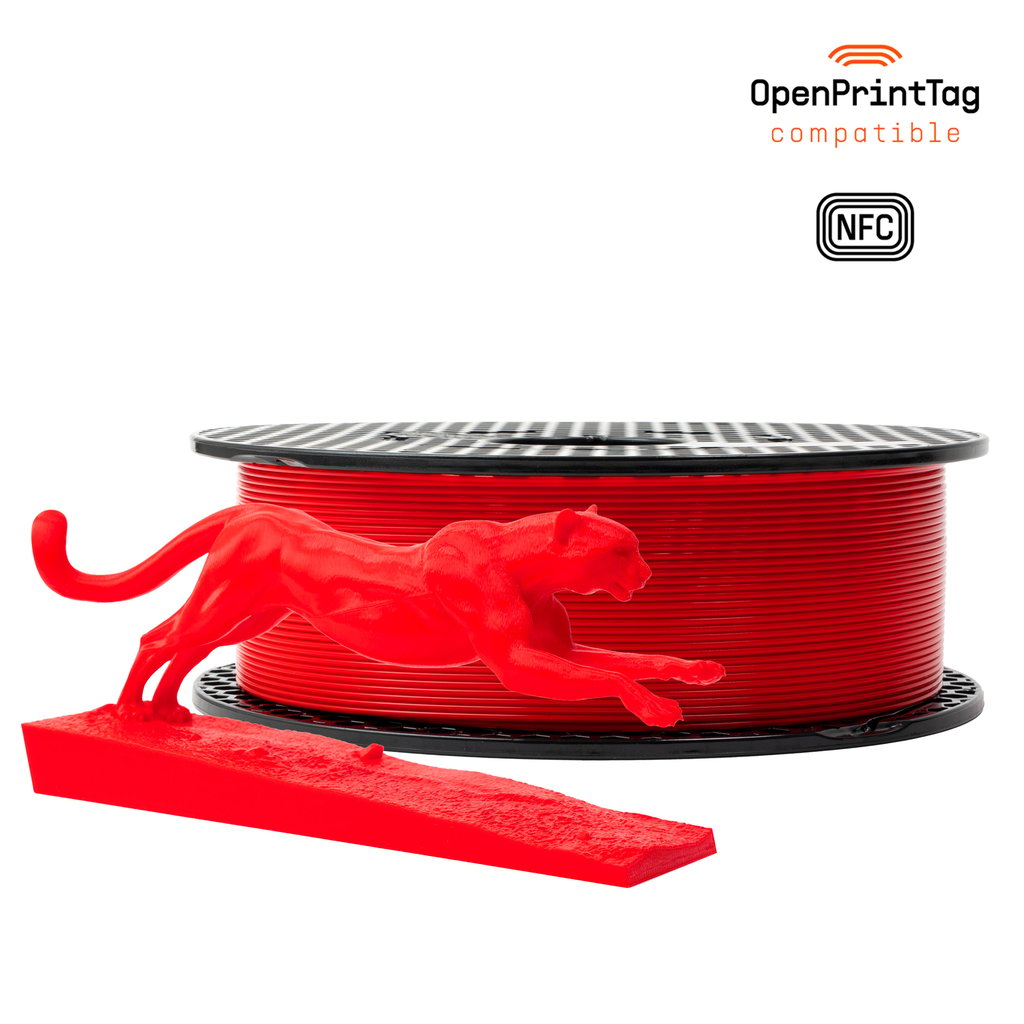 Prusament PLA High Speed Lipstick Red 1kg (NFC)