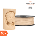 Prusament Woodfill Linden Light 1kg (NFC) – Multipack 10 pcs