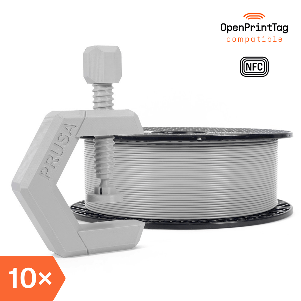 Prusament PETG Urban Grey 1kg (NFC) – Multipack 10 pcs