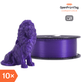 Prusament PLA Galaxy Purple 1kg (NFC) – Multipack 10 pcs