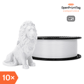 Prusament PLA Pristine White 1kg (NFC) – Multipack 10 pcs
